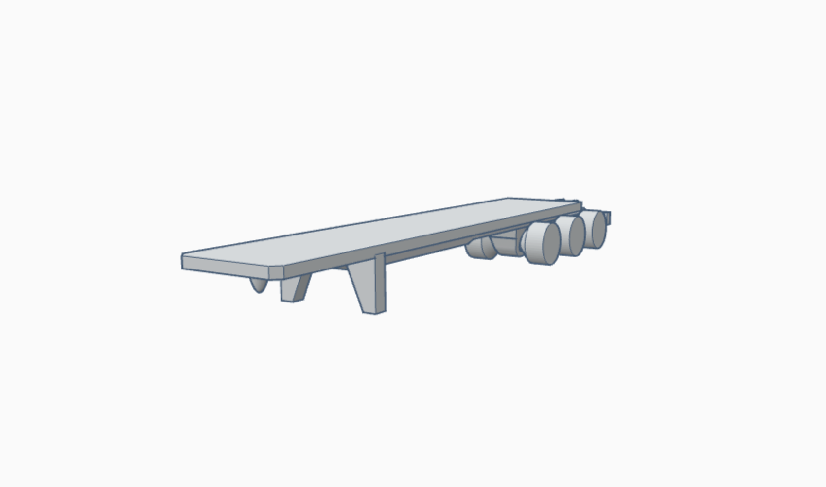 Mini 48 Foot Flatbed B-Trailer