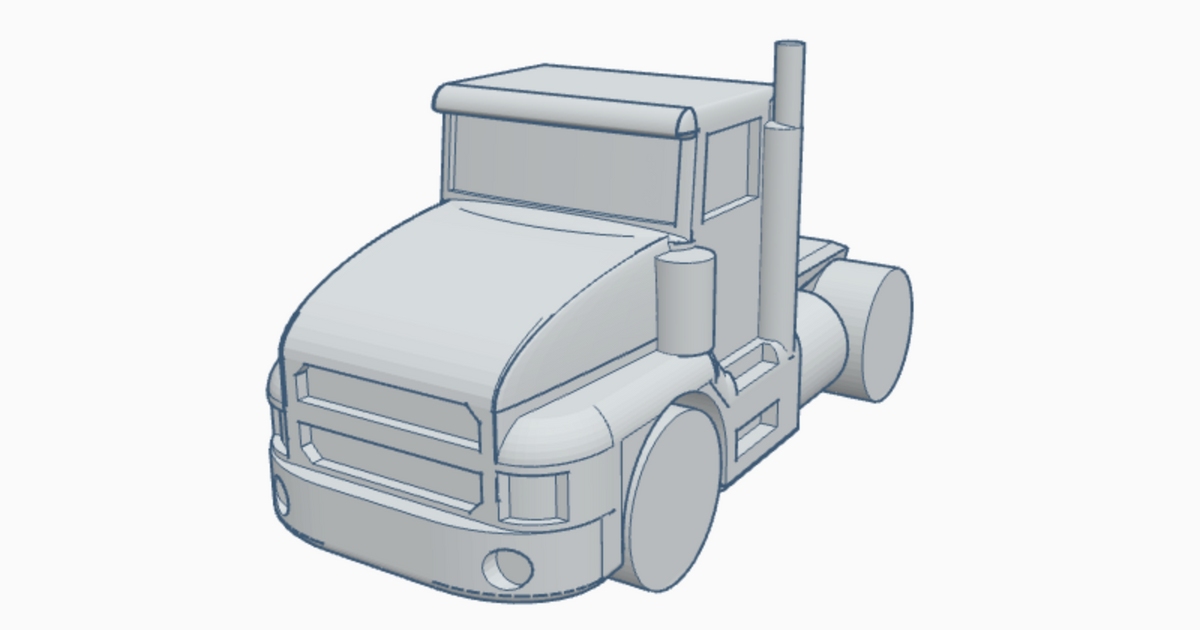 Mini Truck V2 by Stamtrax | Download free STL model | Printables.com