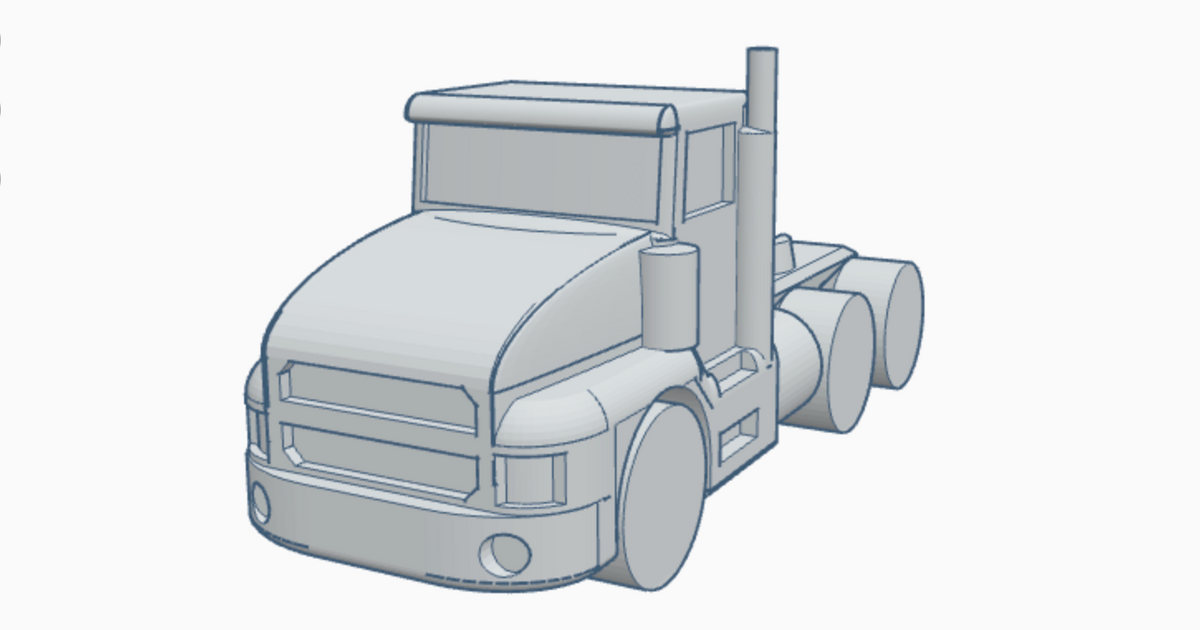 Mini Truck V2 by Stamtrax | Download free STL model | Printables.com