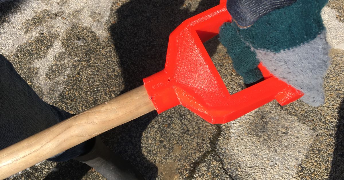 High durability replacement snow shovel handle for 29mm wood. remix