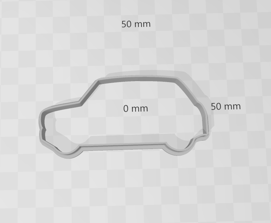Austin Mini Cookie Cutter 02cm - 10cm