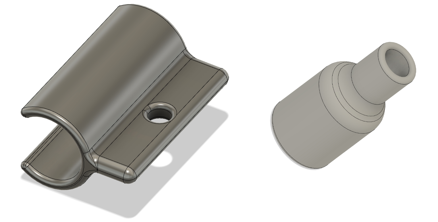 Oil Dipstick Adapter Plug + Breather Tube Adapter/Clip by