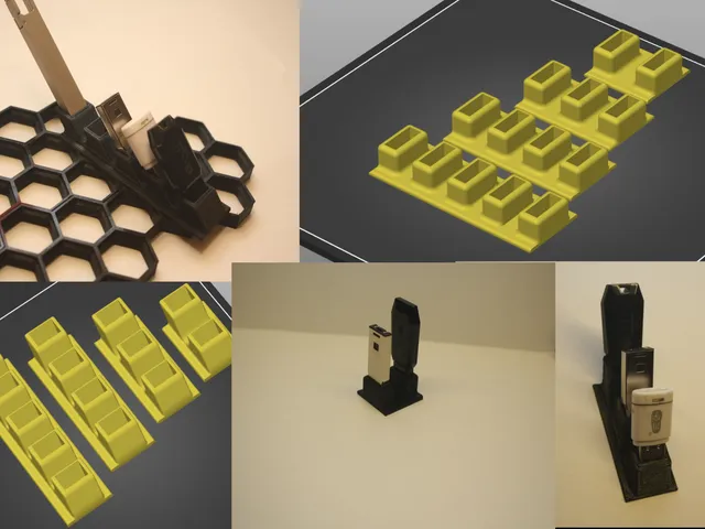 USB flash drive organizer