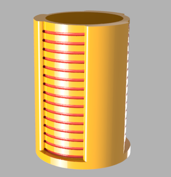cup with filament