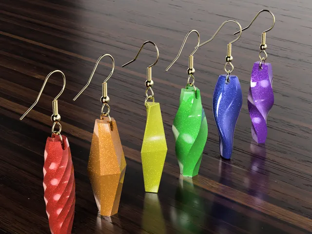 Spiral-shaped earrings