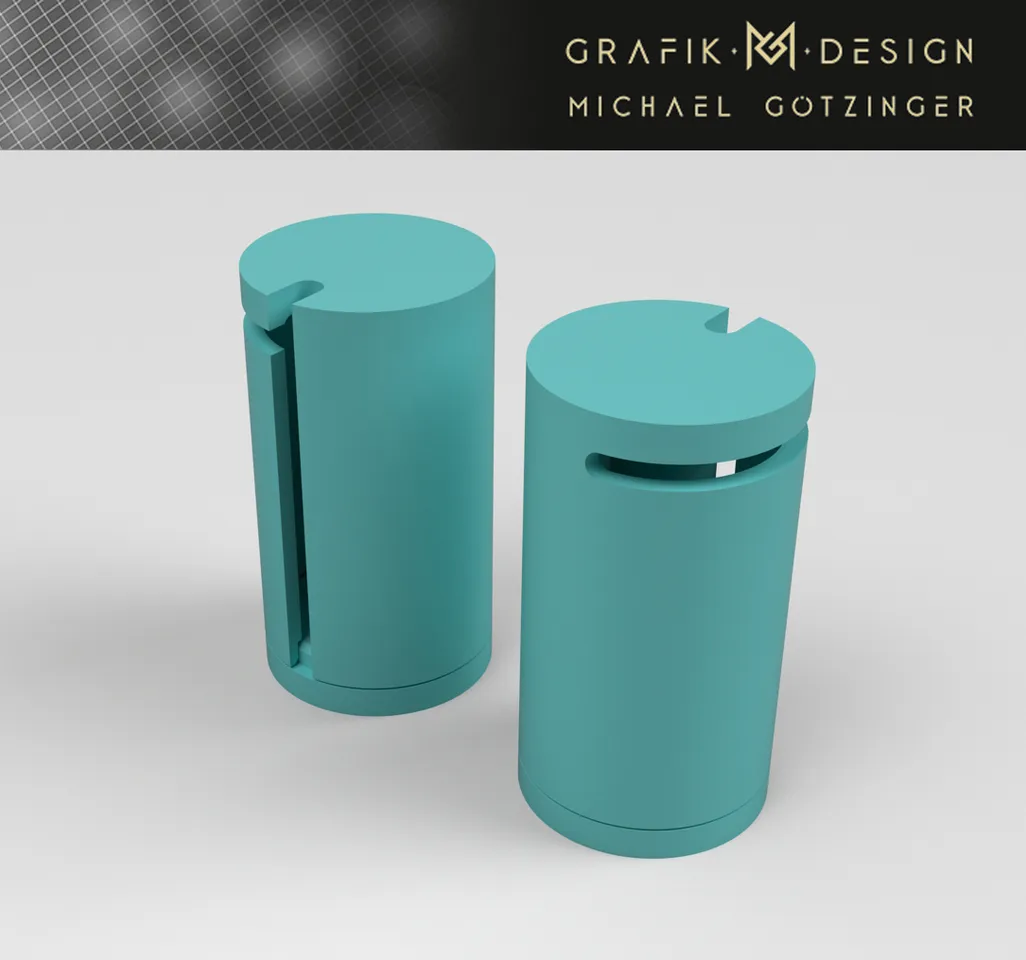 Cylindrical cable box by MG-Grafik-Design | Download free STL model ...