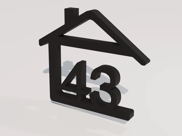 House number template