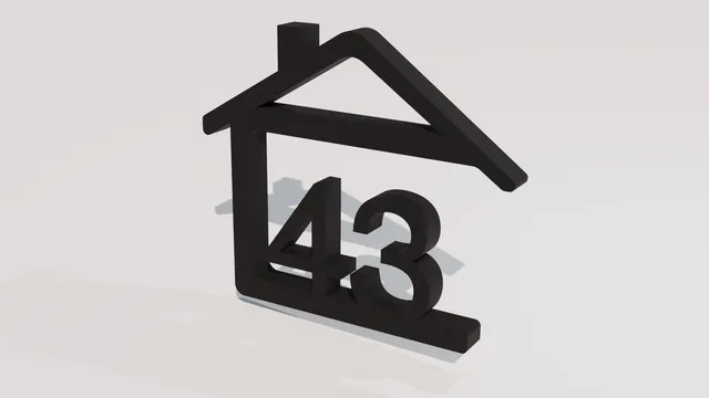 House number template