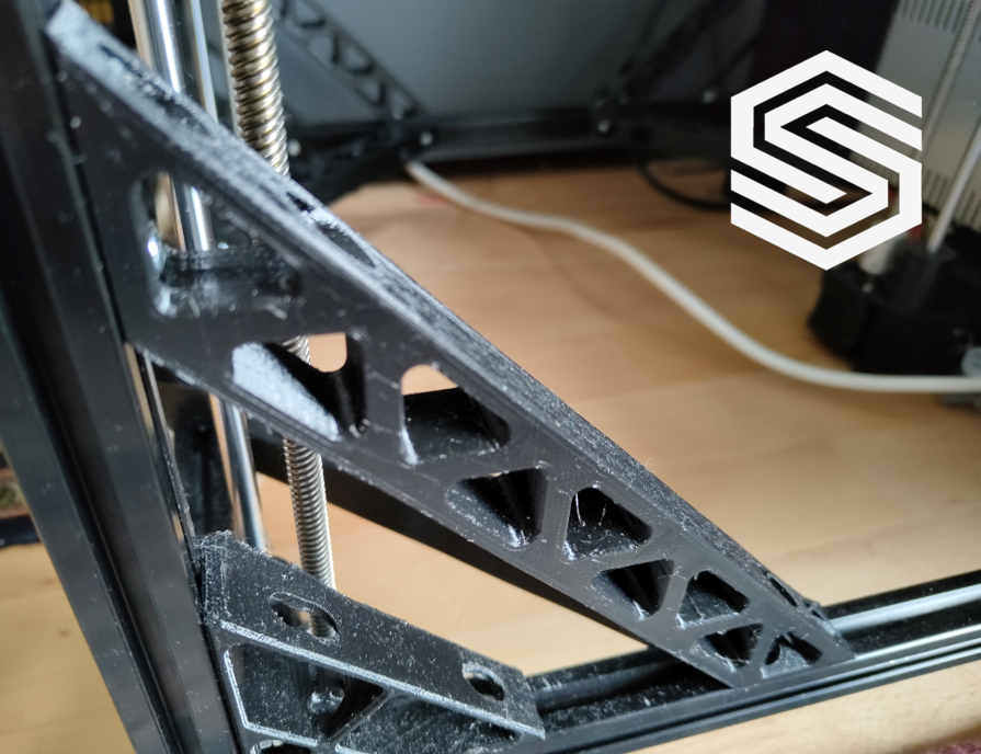 2020 / 3030 Aluminium extrusion brace (For Voron ...)
