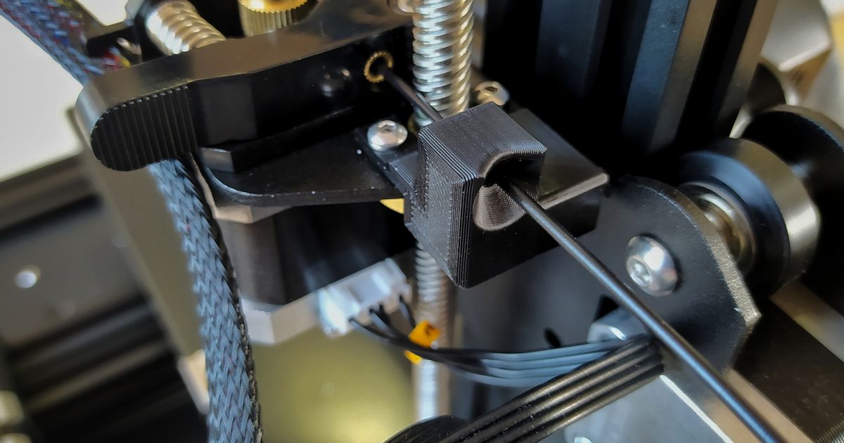 Ender 3 Filament Guide / Vodítko filamentu by Tvorim3D Download free