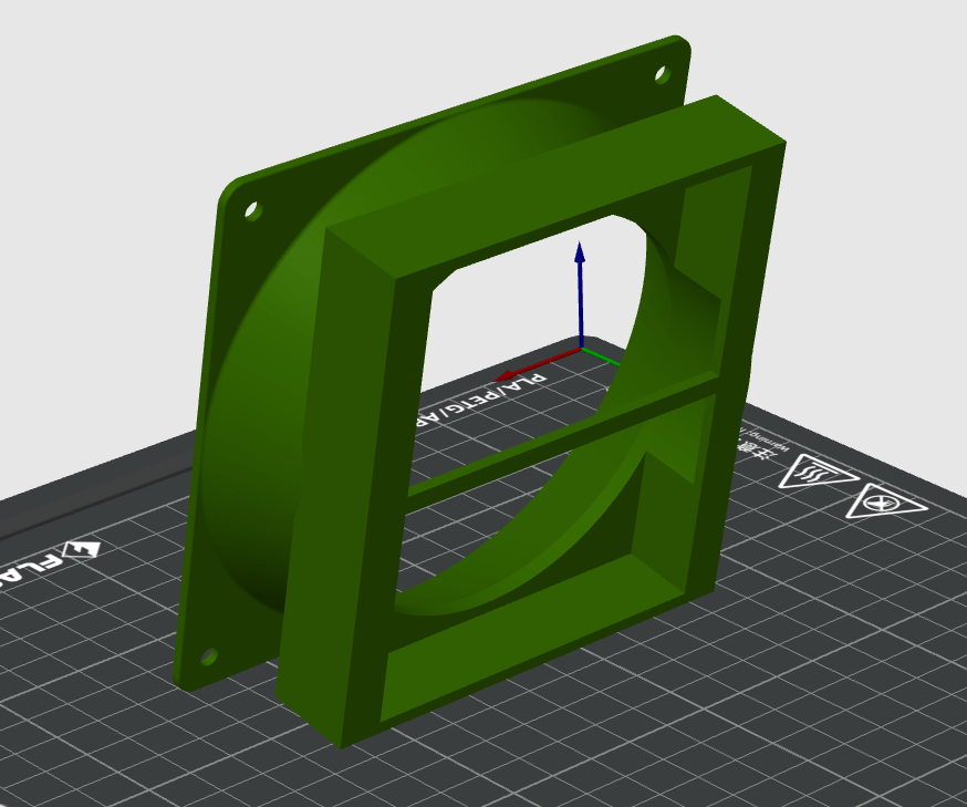 120mm fan filter mounting