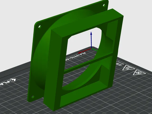 120mm fan filter mounting