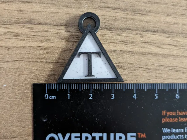 Triangle Fraternity keychain