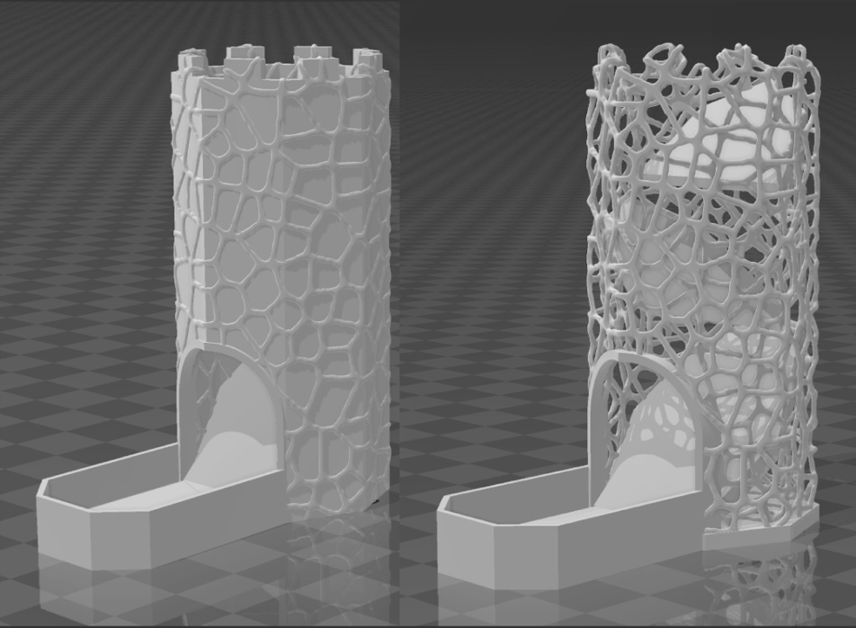 Voronoi Dice Tower