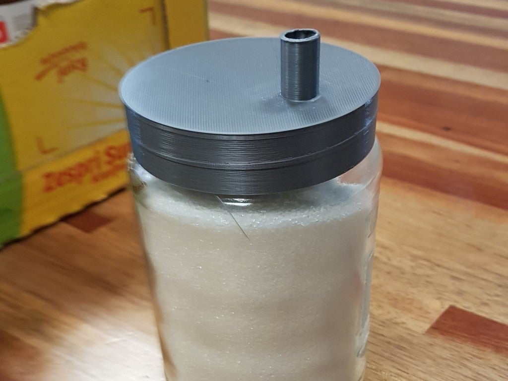 Sugar jar - From calve jar