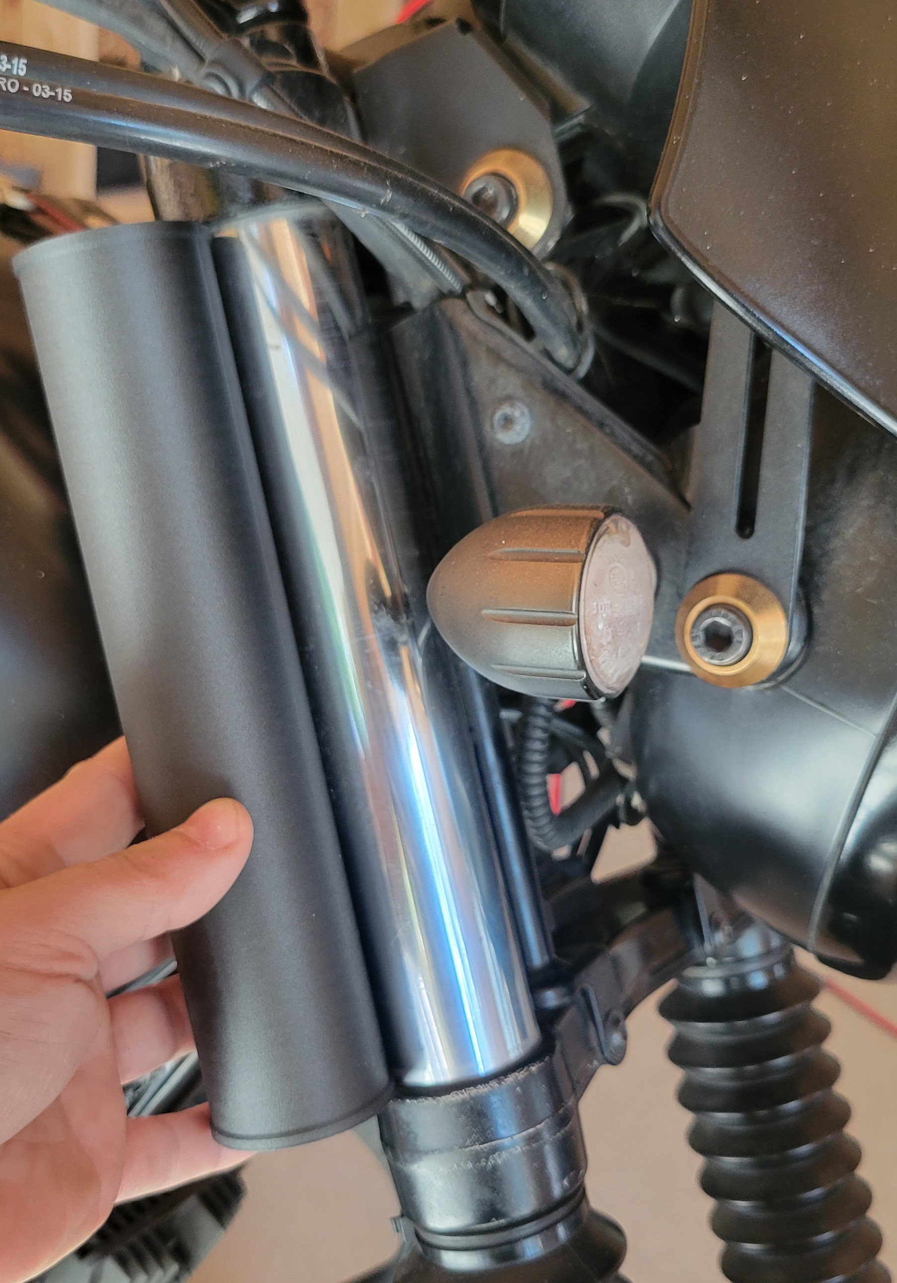 Fork Covers for 2016 Moto Guzzi V7 II Stone ABS