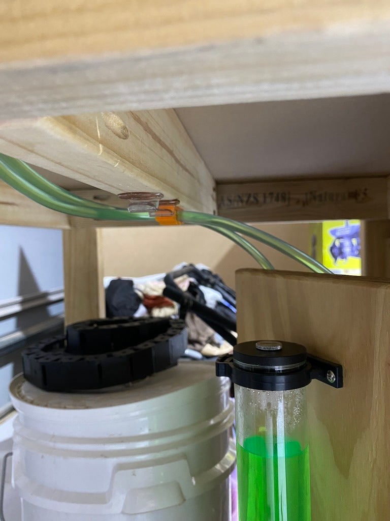 6mm PVC dual hose mounting bracket by madeinoz Download free STL