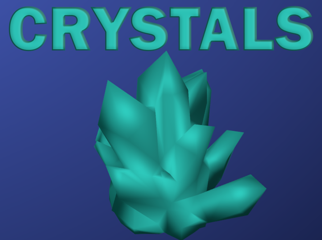 Low Poly crystals