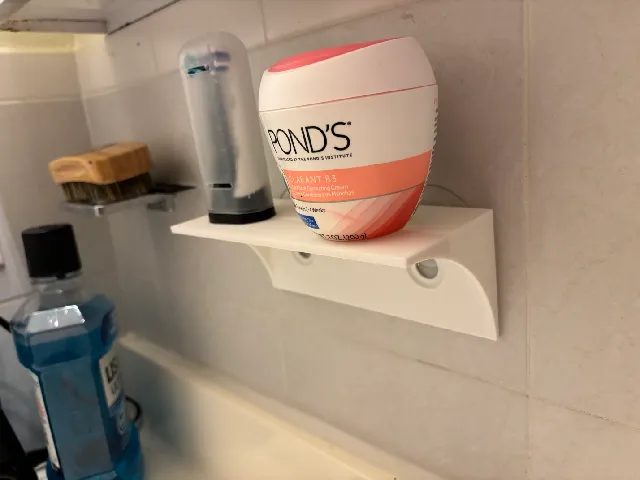 Floating Suction Cup Shelf