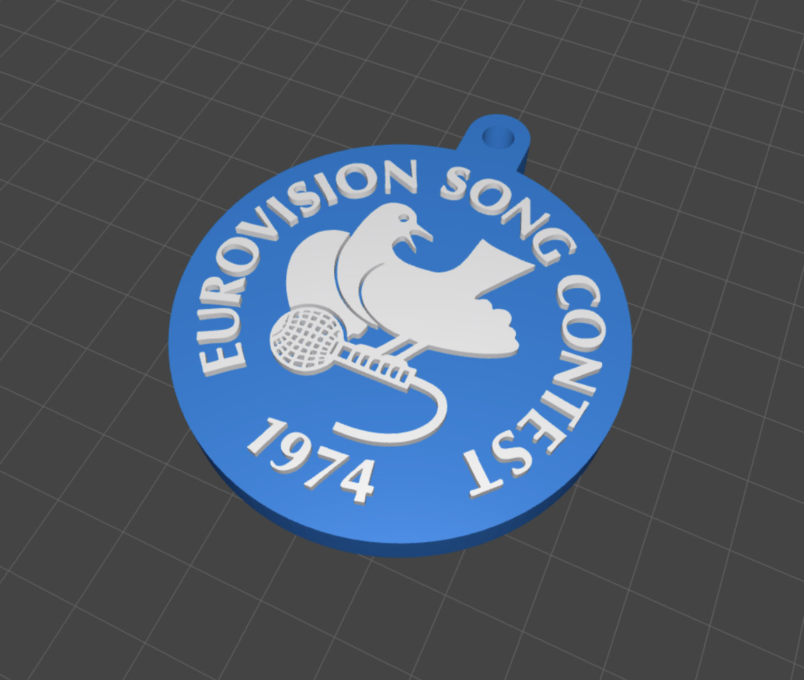 Eurovision Song Contest 1974 Key Fob