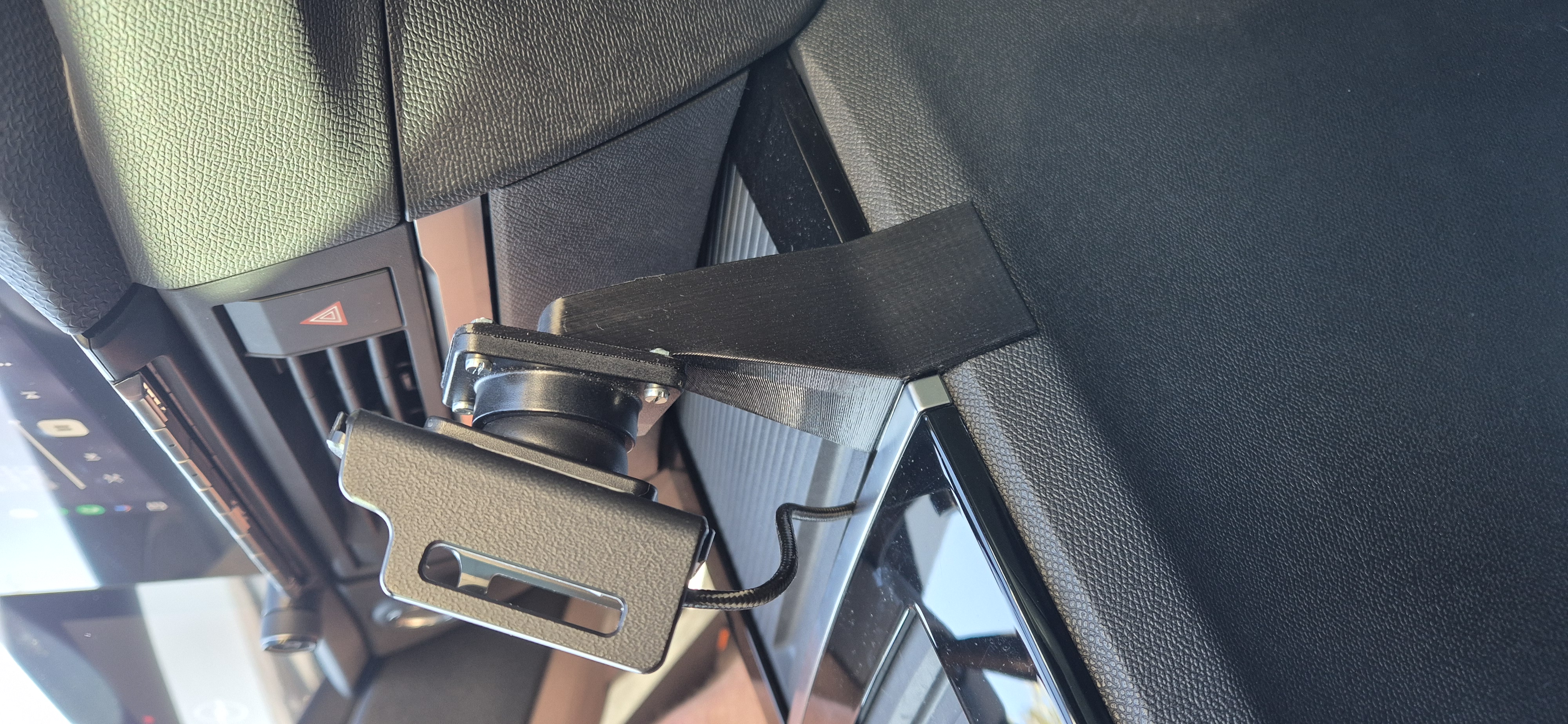 Opel Astra L Brodit car specific holder for Opel Astra L center console