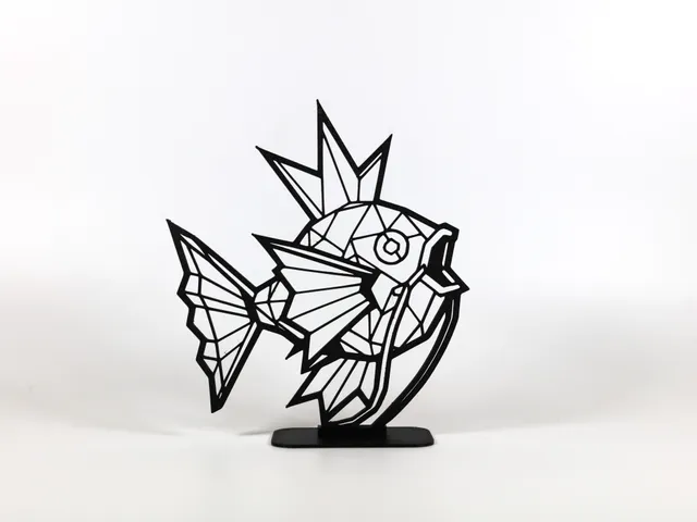 Geometric Low Poly Magikarp