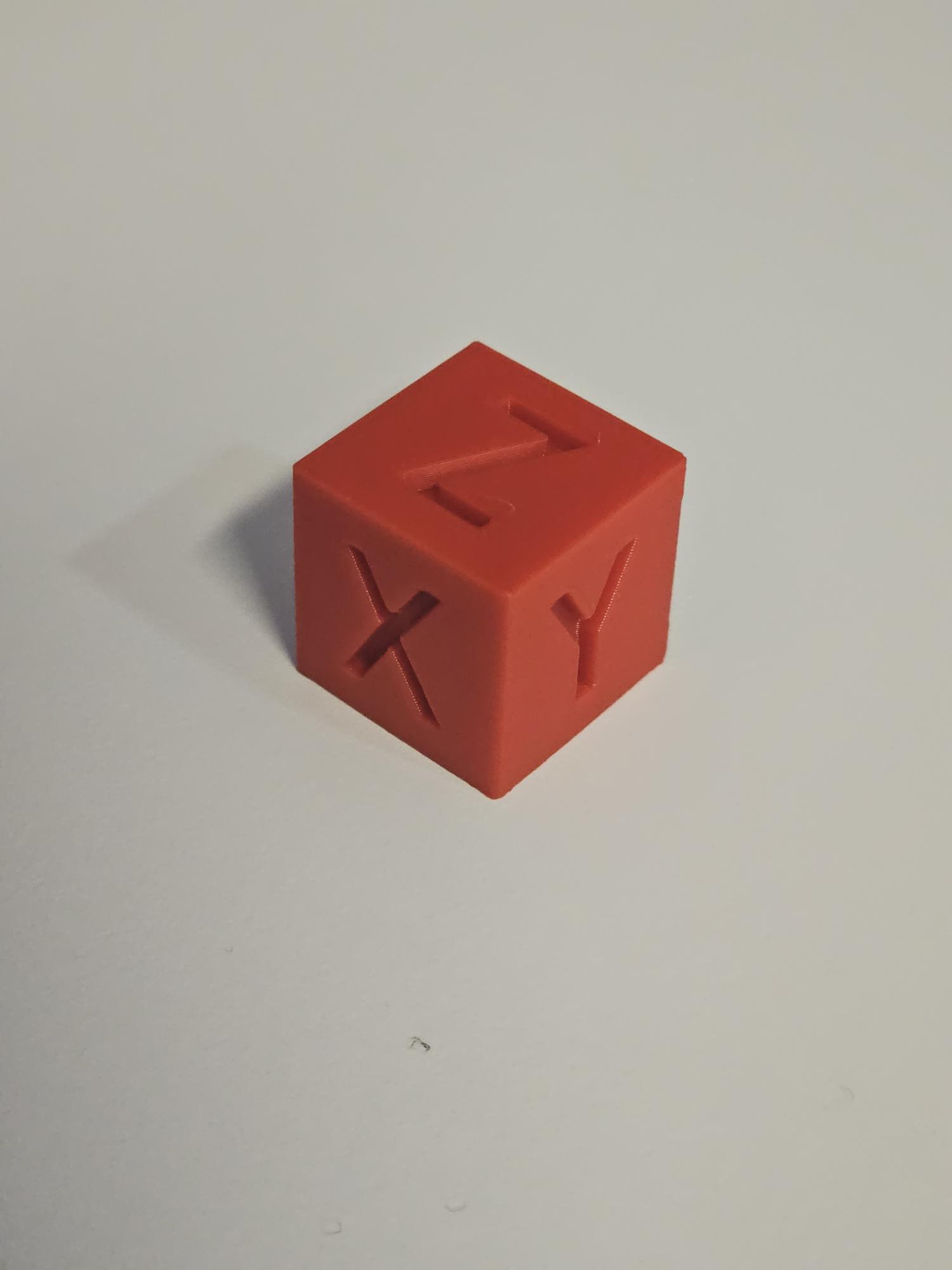 Calibration Cube Print Test 20mm XYZ