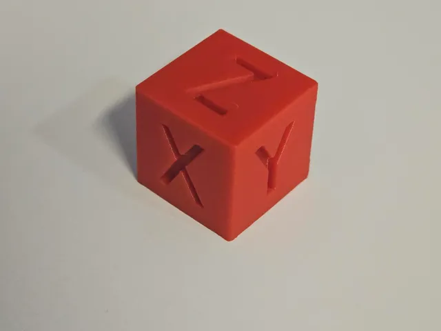 Calibration Cube Print Test 20mm XYZ