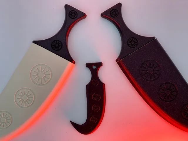 Jambiya Dagger Mini Keychain