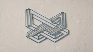 2D eye illusion wallart