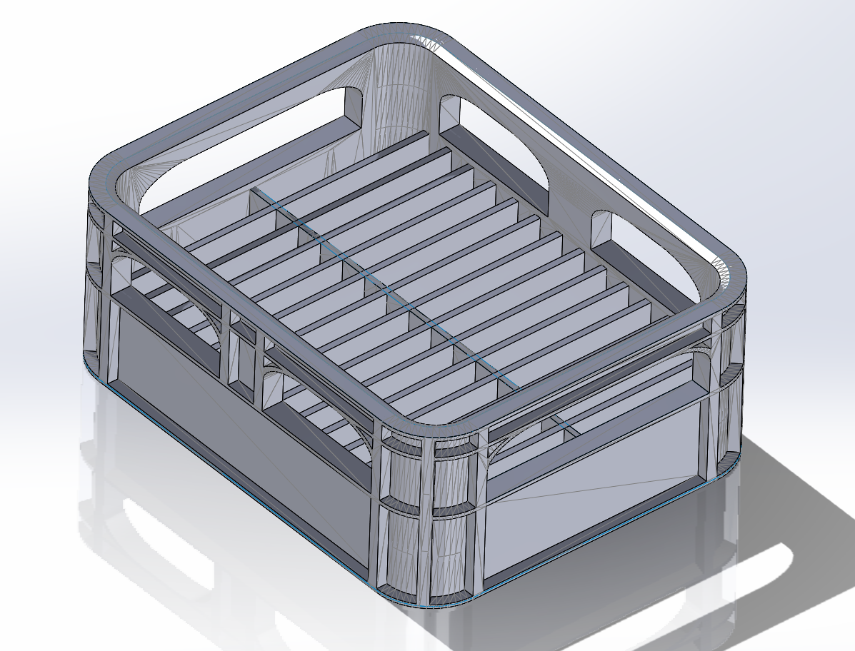 Beer Crate battery holder for Cr2023 Stackable by Sebastian Download