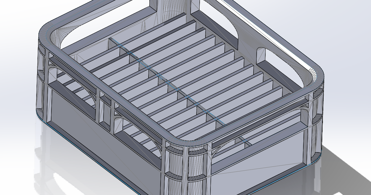 Beer Crate battery holder for Cr2023 Stackable by Sebastian | Download ...