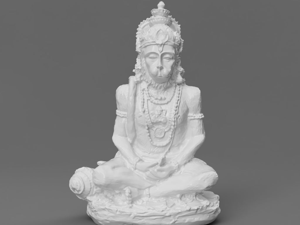 Hanuman Meditating