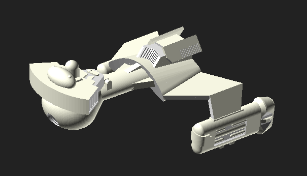 Klingon D7 for Minimates