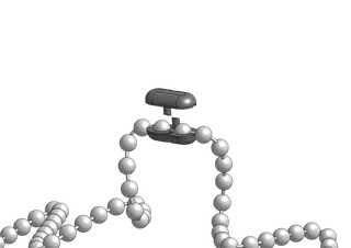 Curtain chain clip