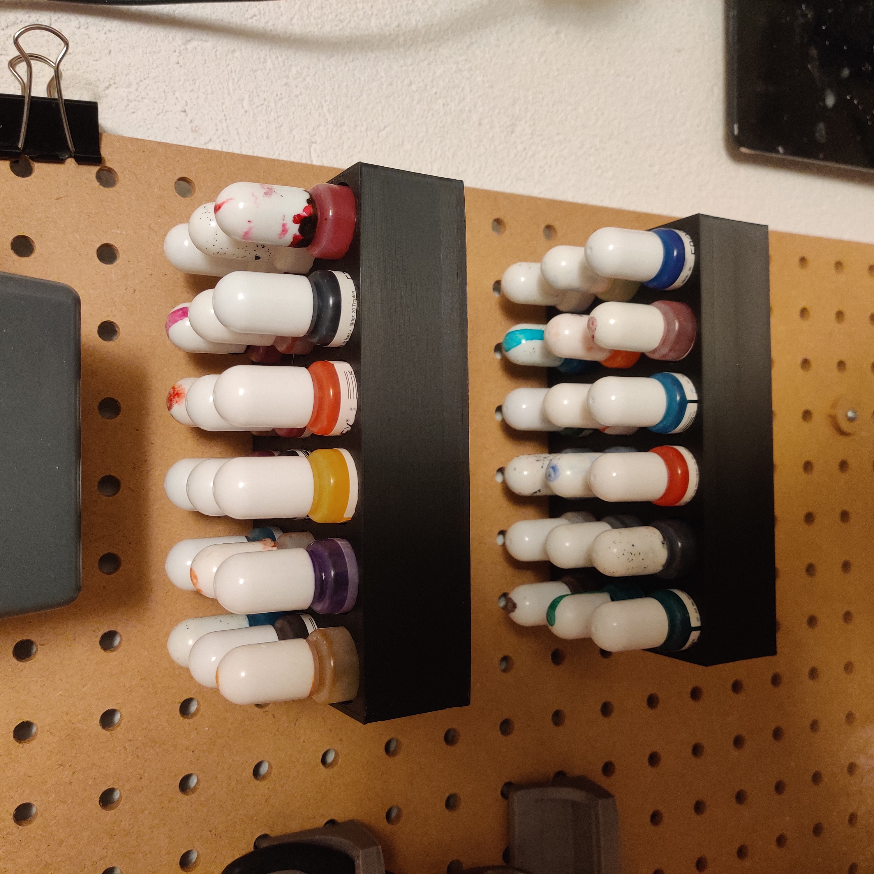 Alcohol ink bottle holder for 1 inch Peg Board
