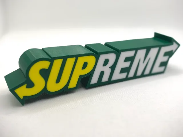 SUBWAY SUPREME logo paperweight