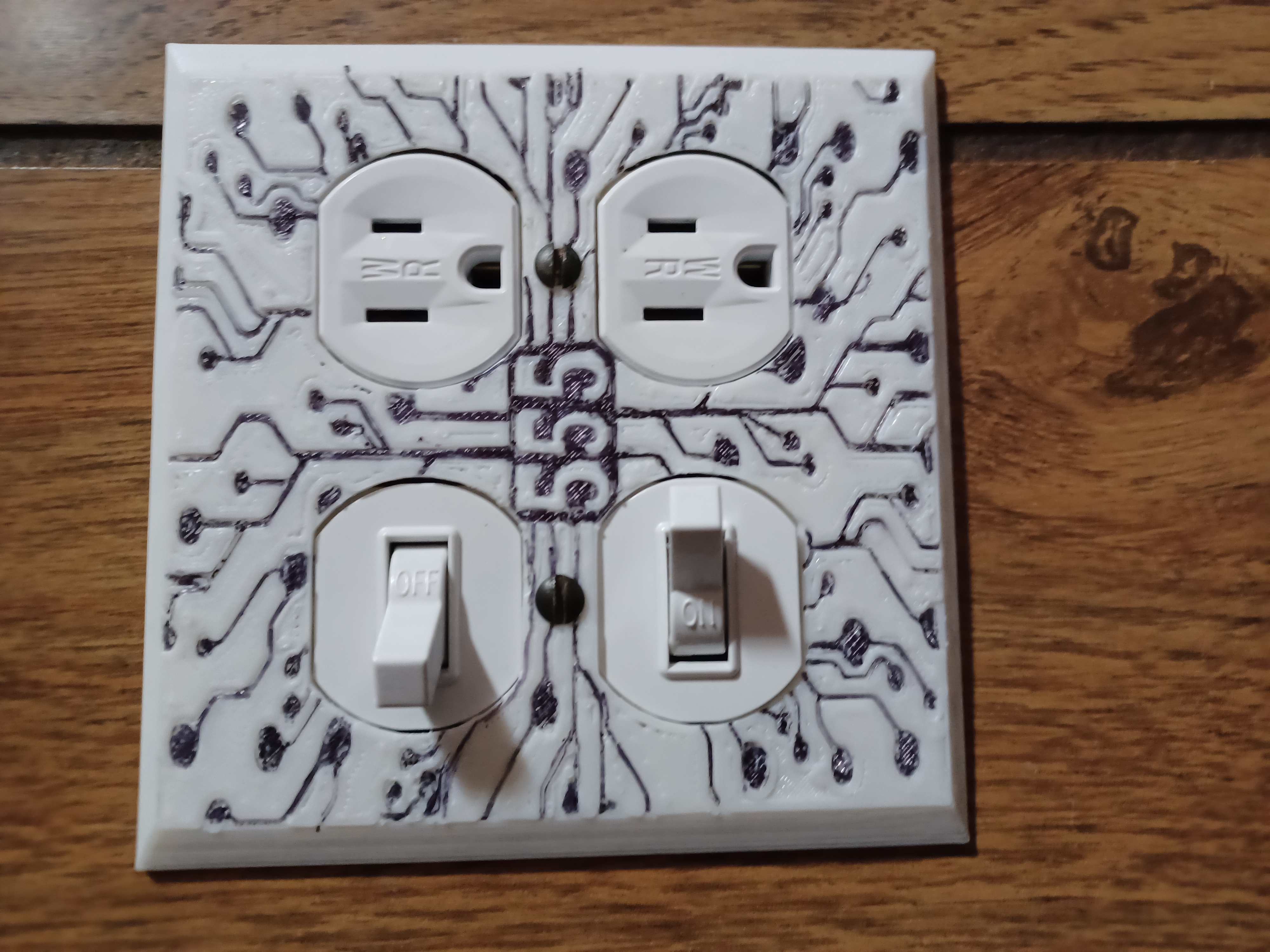 light switch and outlet plate