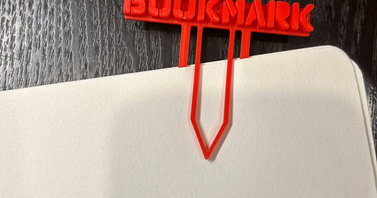 Bookmark By ShadowKing | Download Free STL Model | Printables.com