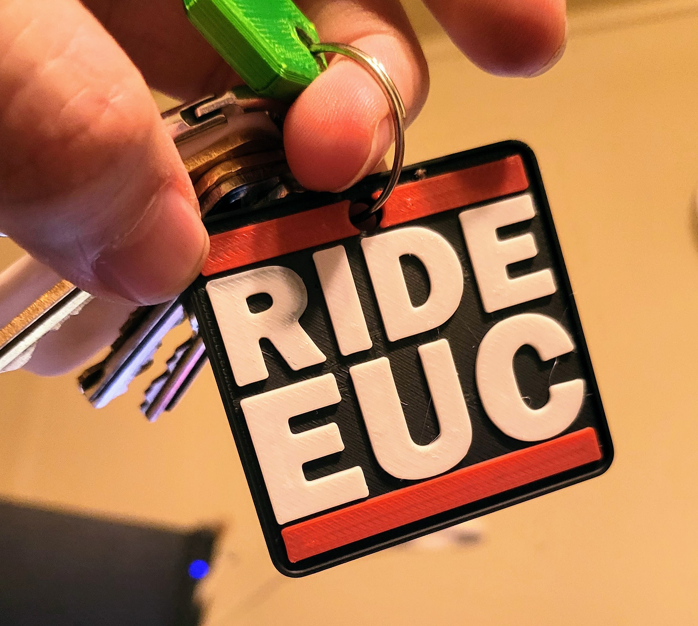 Ride Euc Keychain By Teprides Download Free Stl Model Printables