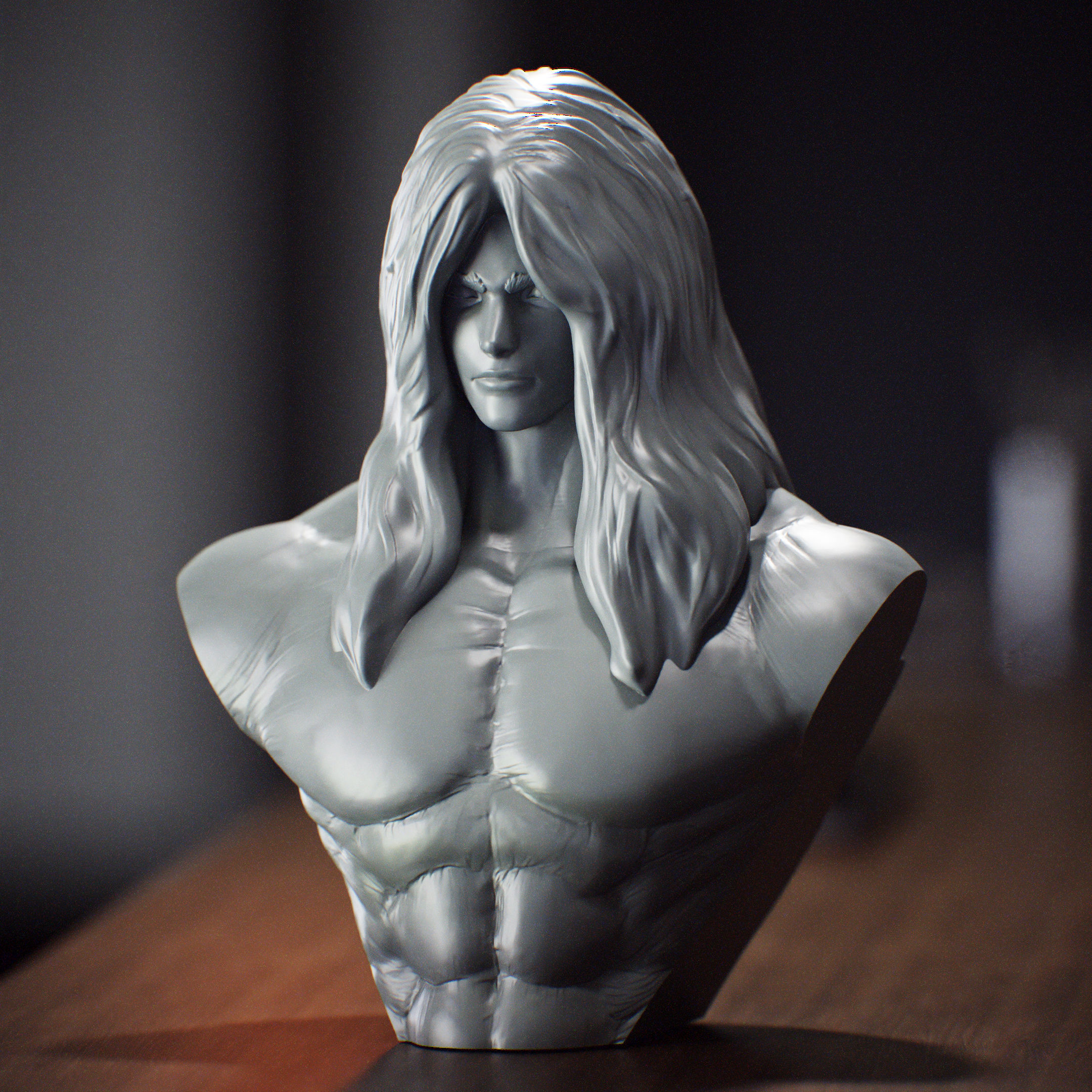 Khazan Bust of Khazan - The First Berserker - Khazan Busto de Khazan - El Primer Berserker