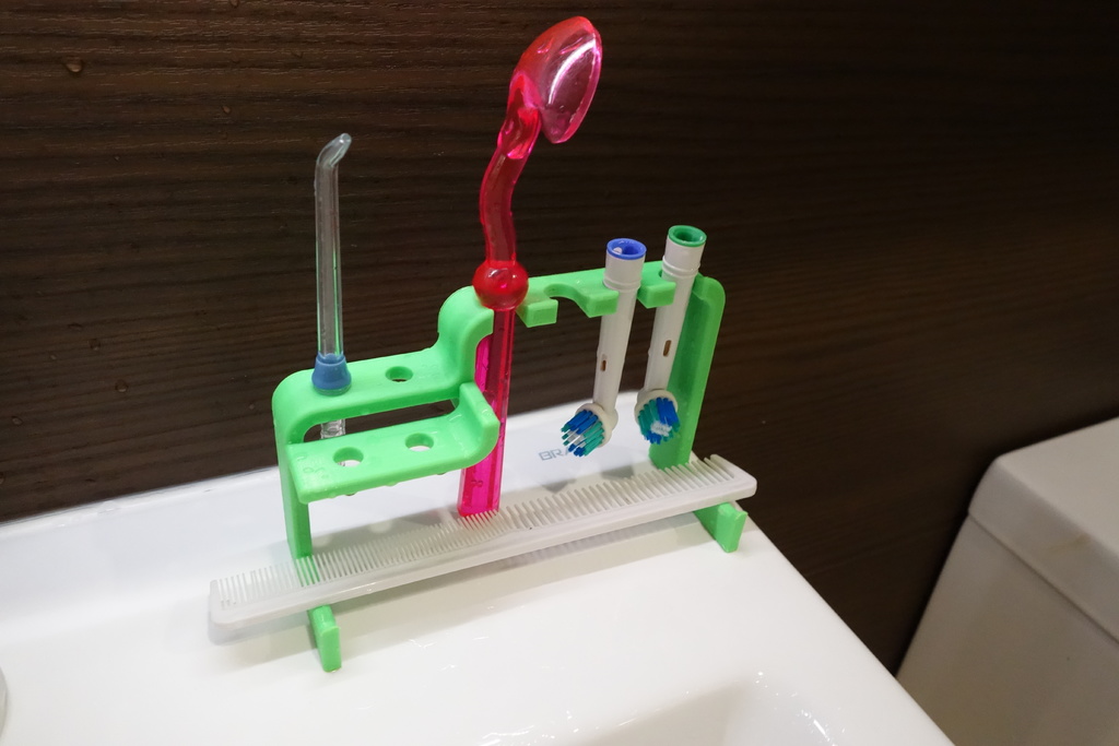 Waterpik and Oral-B tips holder