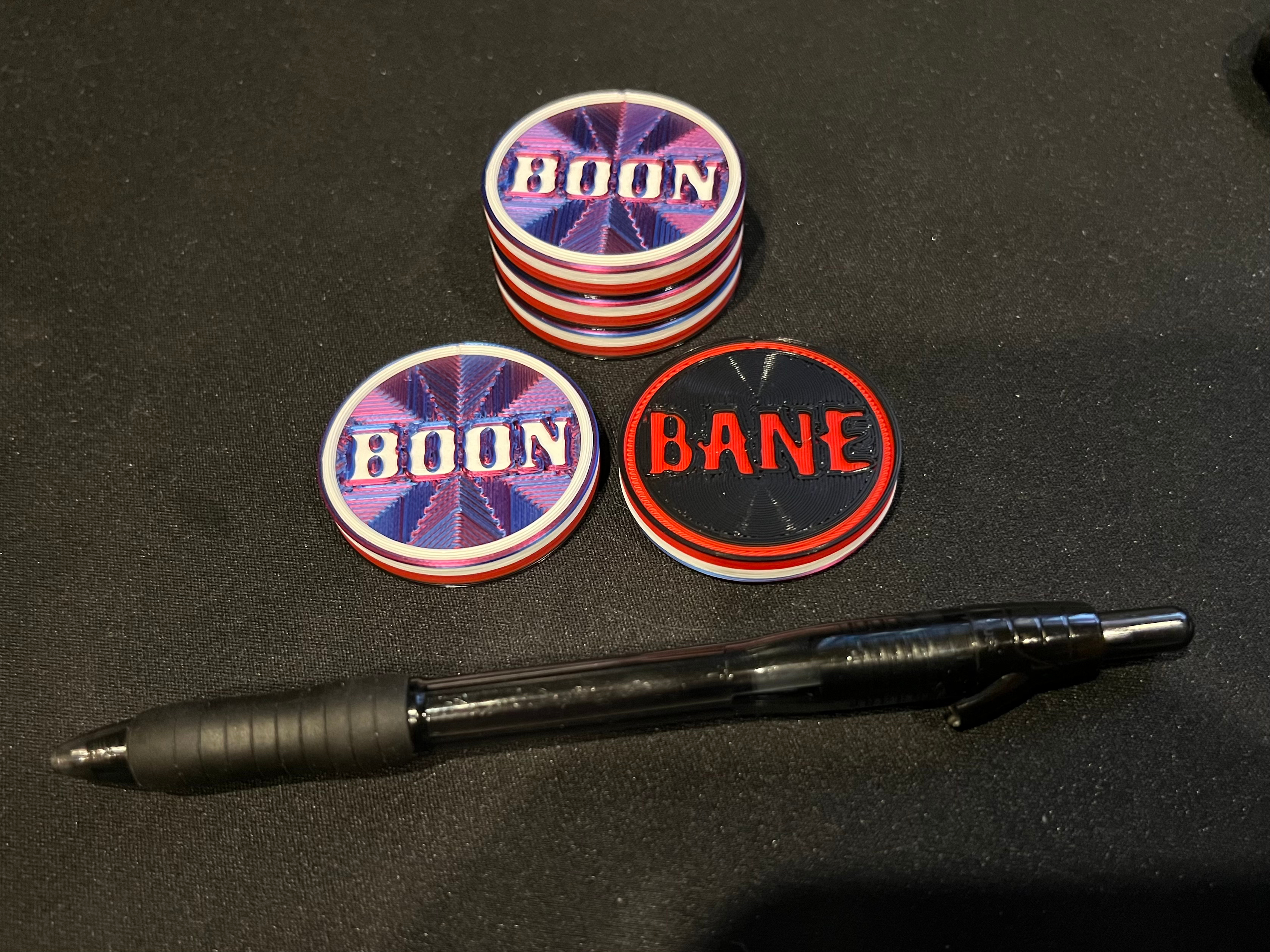 Boon/Bane RPG Traveller Game Token