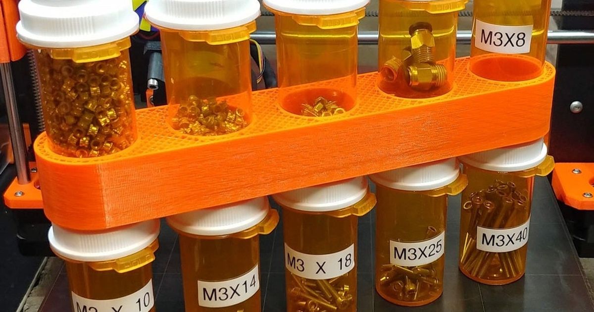 Pill Bottle Storage Rack : 3 Steps (with Pictures) - Instructables