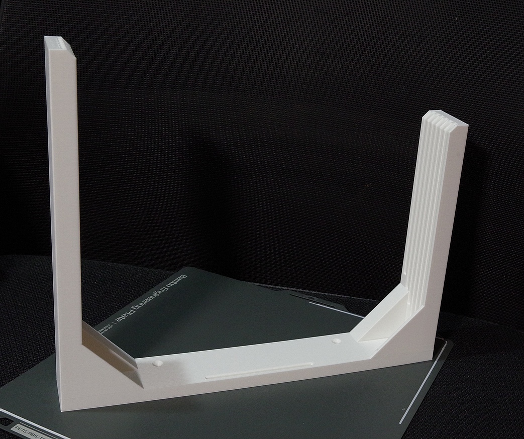 Wall mounted 6plate holder for Bambu Lab printers by Andrew Matros