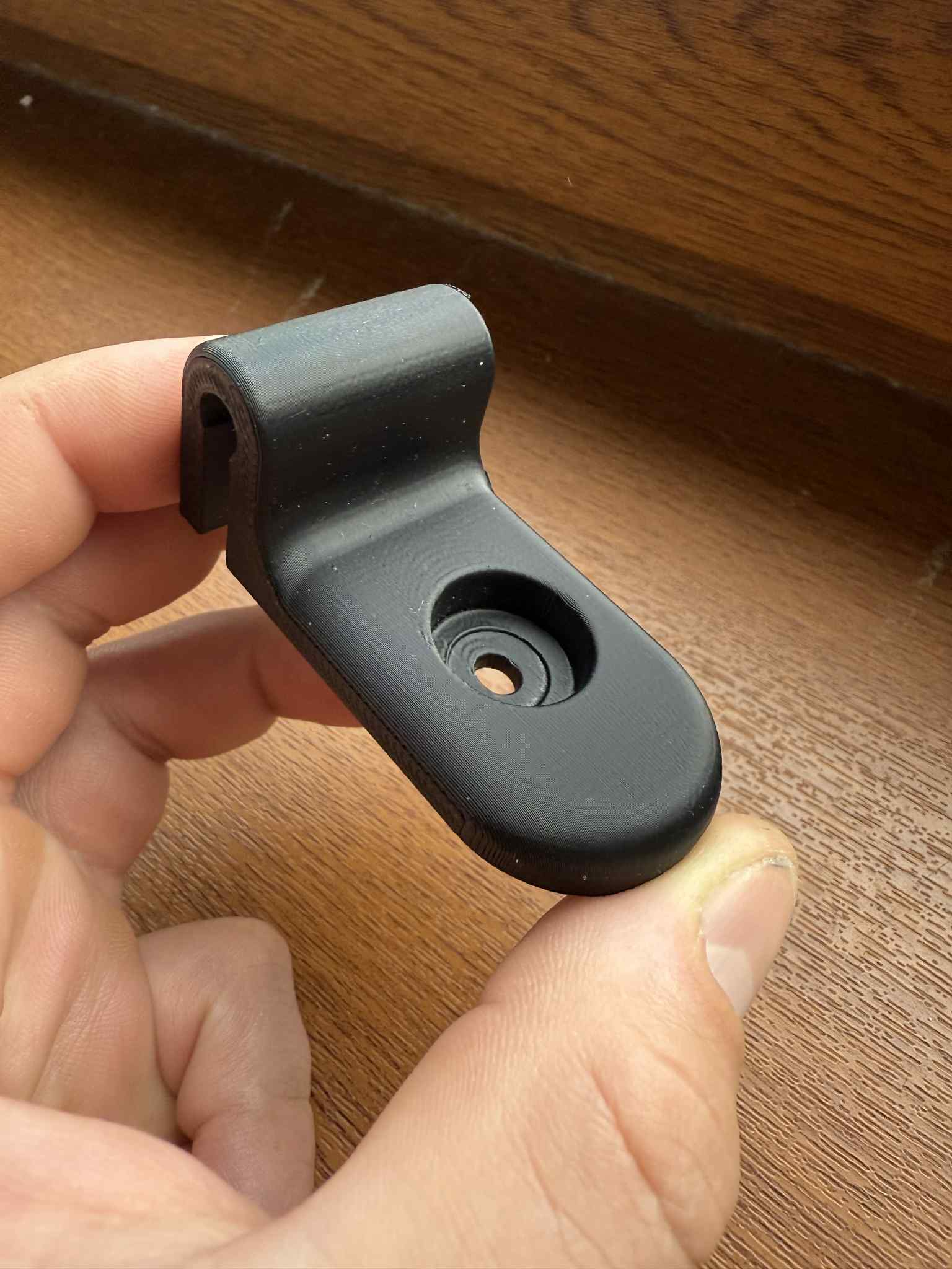 Table holder on the seat in a Mazda car