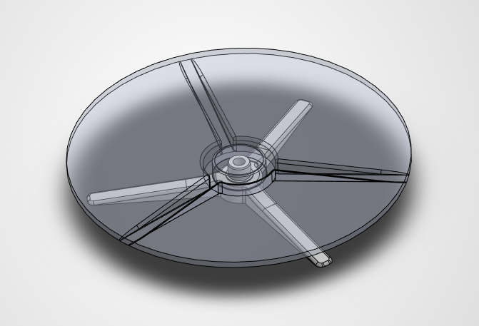Turntable for showcasing or 3d scanning