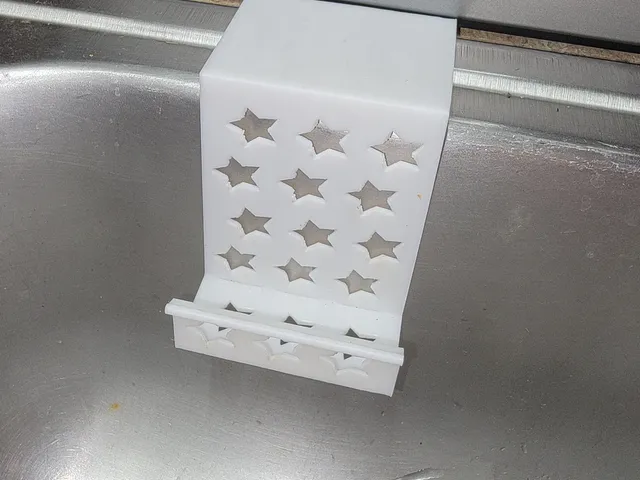 Sponge drainer with stars
