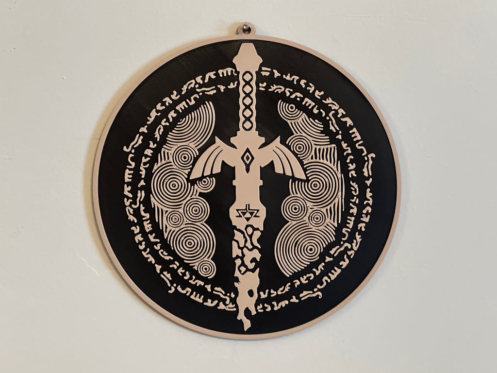 Zelda: Tears of the Kingdom - Master Sword Wall Decor