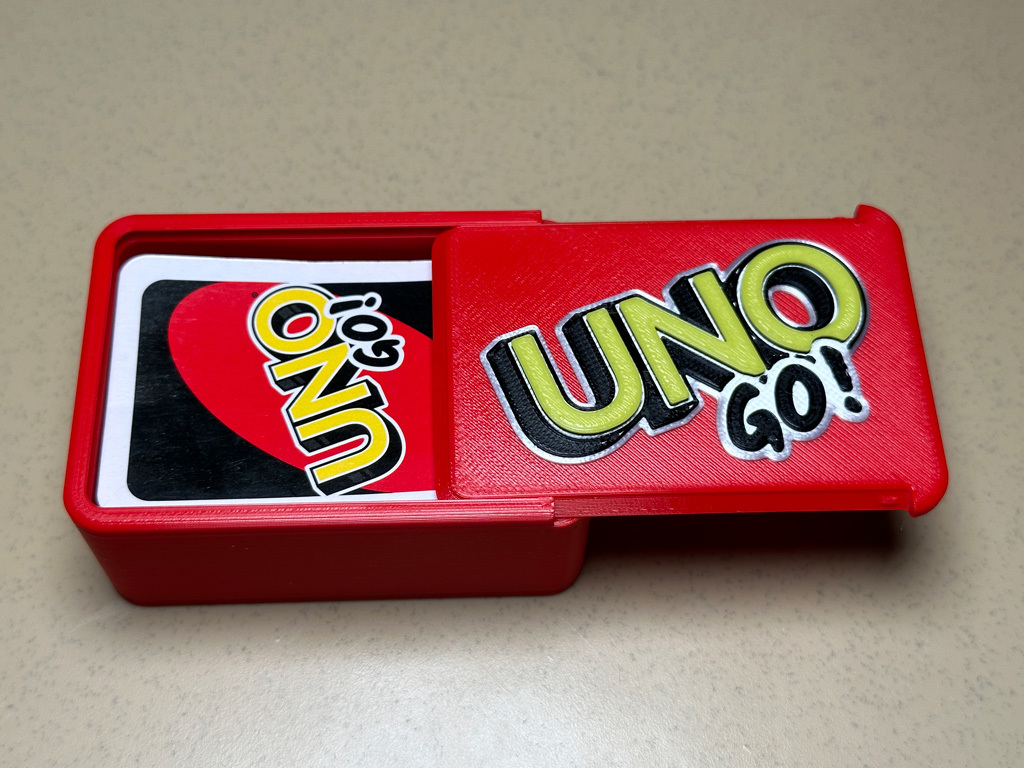 Uno Go! Card Box by rockstarTS | Download free STL model | Printables.com